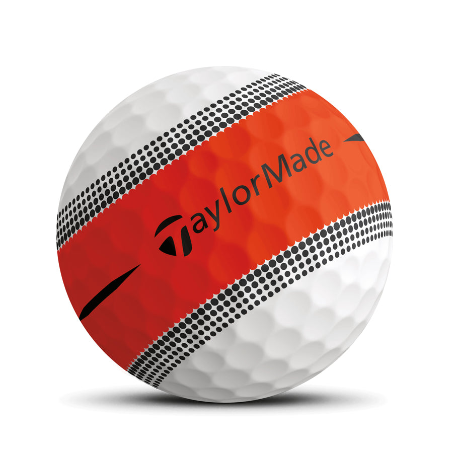 TaylorMade Tour Response Stripe Multi Colour Golf Balls - Dozen