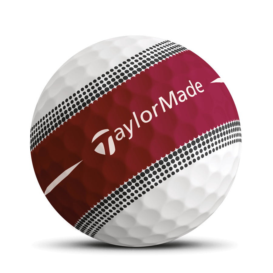 TaylorMade Tour Response Stripe Multi Colour Golf Balls - Dozen