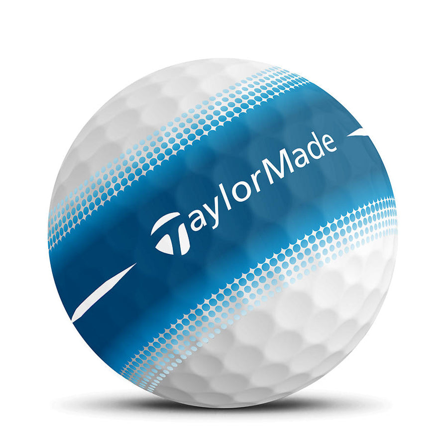 TaylorMade Tour Response Stripe Blue Golf Balls - Dozen